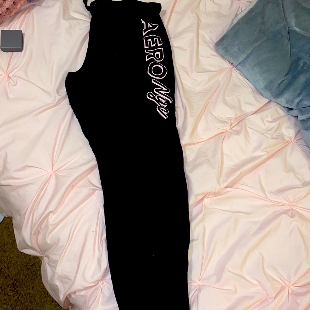 Sweatpants black Aeropostale